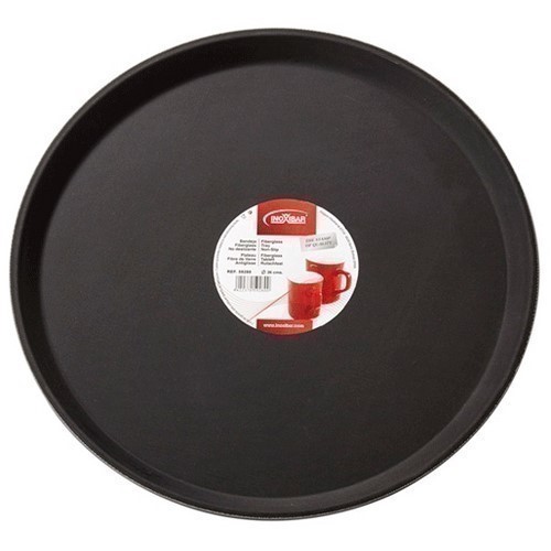 BANDEJA FIBERGLASS REDONDA 36CMS NO DESLIZANTE